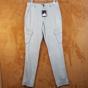 ATM Mens Pants Size 28 Light Green Cargo Tapered Leg Lightweight Cotton $325